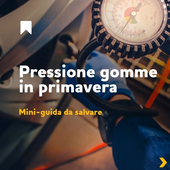In primavera vale la pena controllare la pressione delle gomme con un po’ più di attenzione.